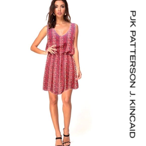 Patterson J. Kincaid Blouson Sundress - Picture 1 of 8